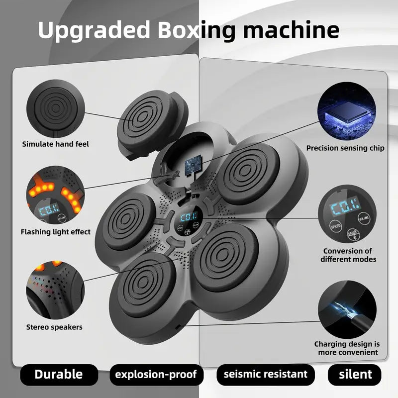 Wall-Mounted Smart Interactive Boxing Trainer Set