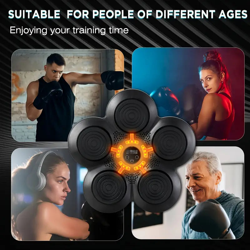 Wall-Mounted Smart Interactive Boxing Trainer Set