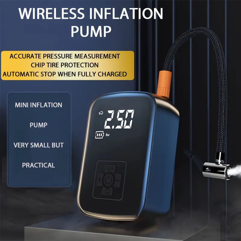 Compact Car Tire Inflator Pump