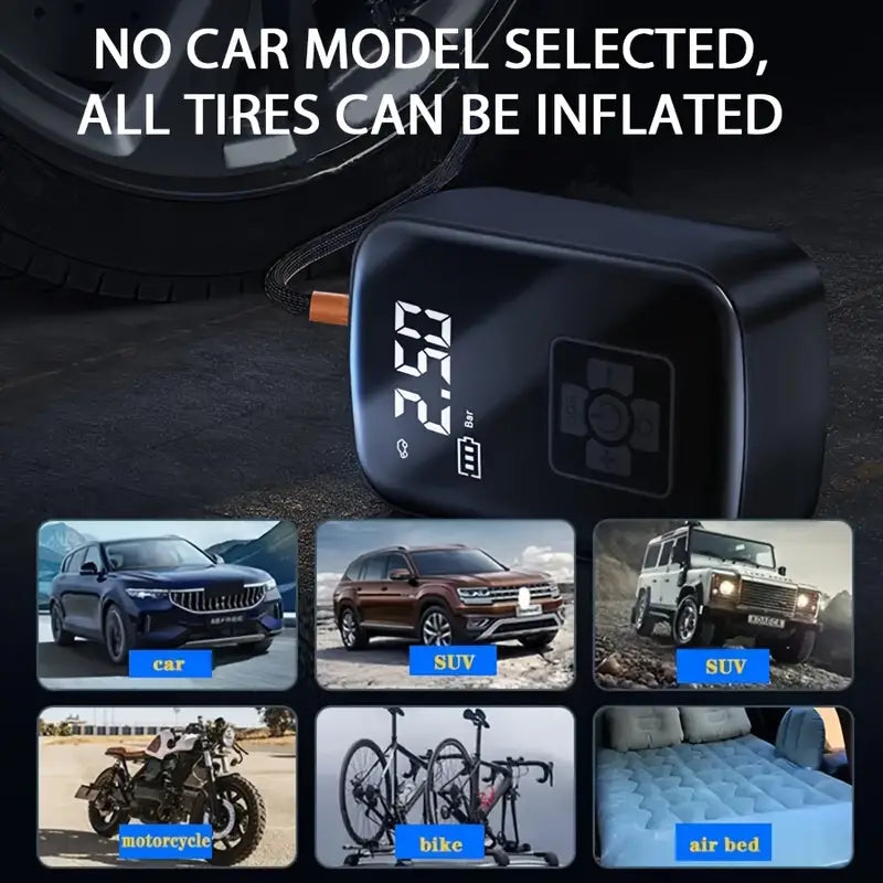 Compact Car Tire Inflator Pump